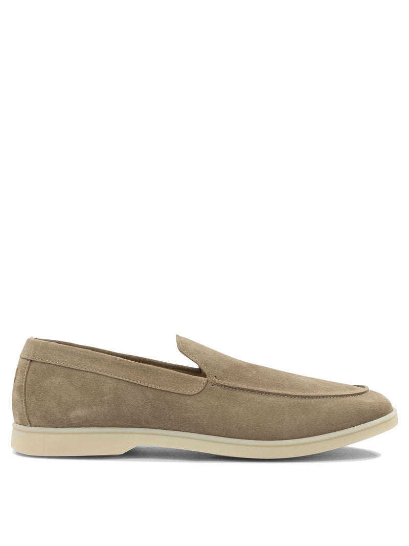 Henderson Baracco Mocasines de hombre en ante beige PANAREA de Henderson Baracco - World Class Fashion