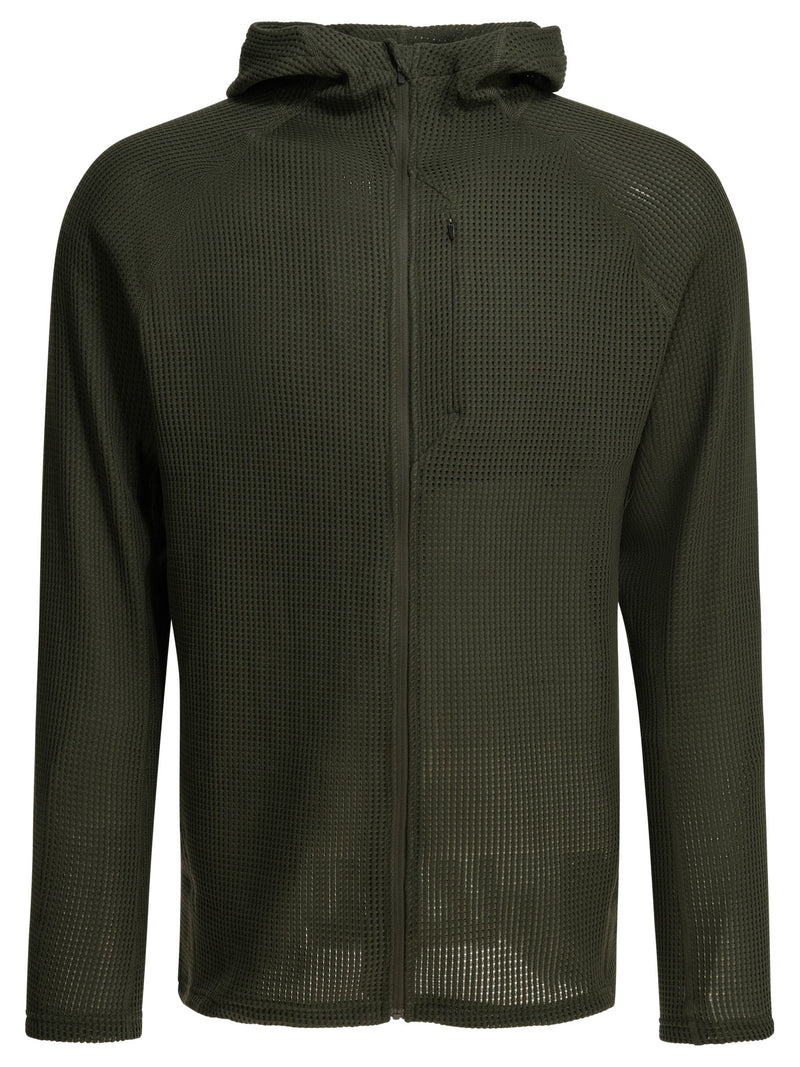 Houdini Sportswear Sudadera con capucha Pace Flow de Houdini Sportswear en verde - World Class Fashion