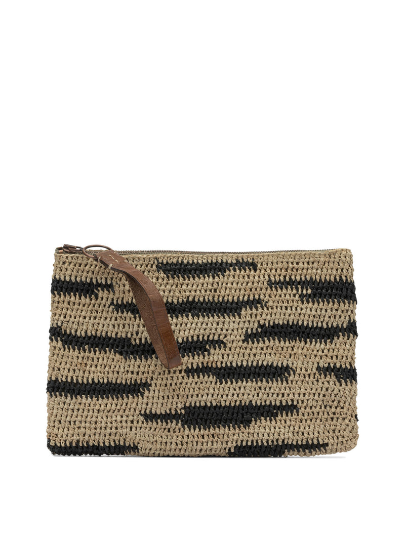 Ibeliv Bolso de mano Ibeliv AMPYZEBRA Blanco - World Class Fashion