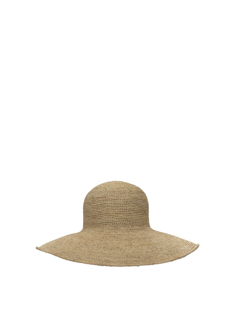 Ibeliv Ibeliv Musetea Raffia Hat Beige Women - World Class Fashion