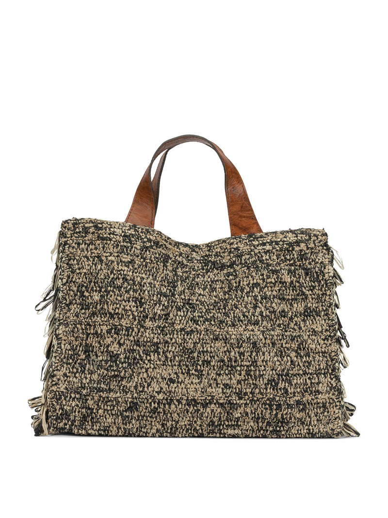 Ibeliv Ibeliv ONJATIGA Bolso de Rafia Beige para Mujer - World Class Fashion