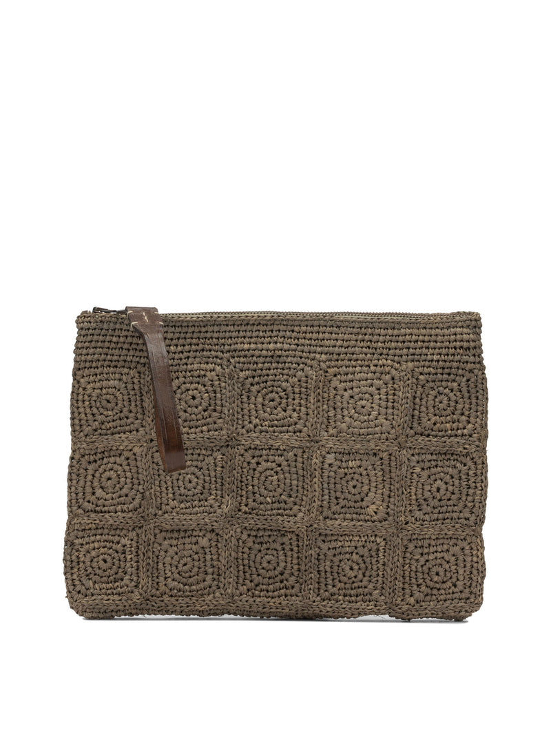 Ibeliv Bolso de mano Ibeliv Tanaladark Tea en cuero marrón - World Class Fashion