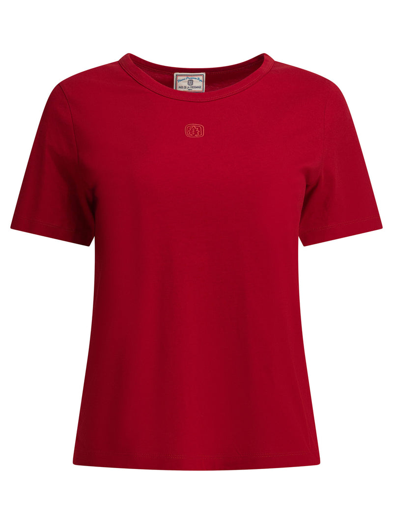Ines De La Fressange Ines De La Fressange Red Cotton T-Shirt Women - World Class Fashion