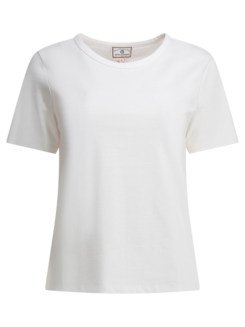 Ines De La Fressange Ines De La Fressange Cotton T-Shirt Beige Women - World Class Fashion