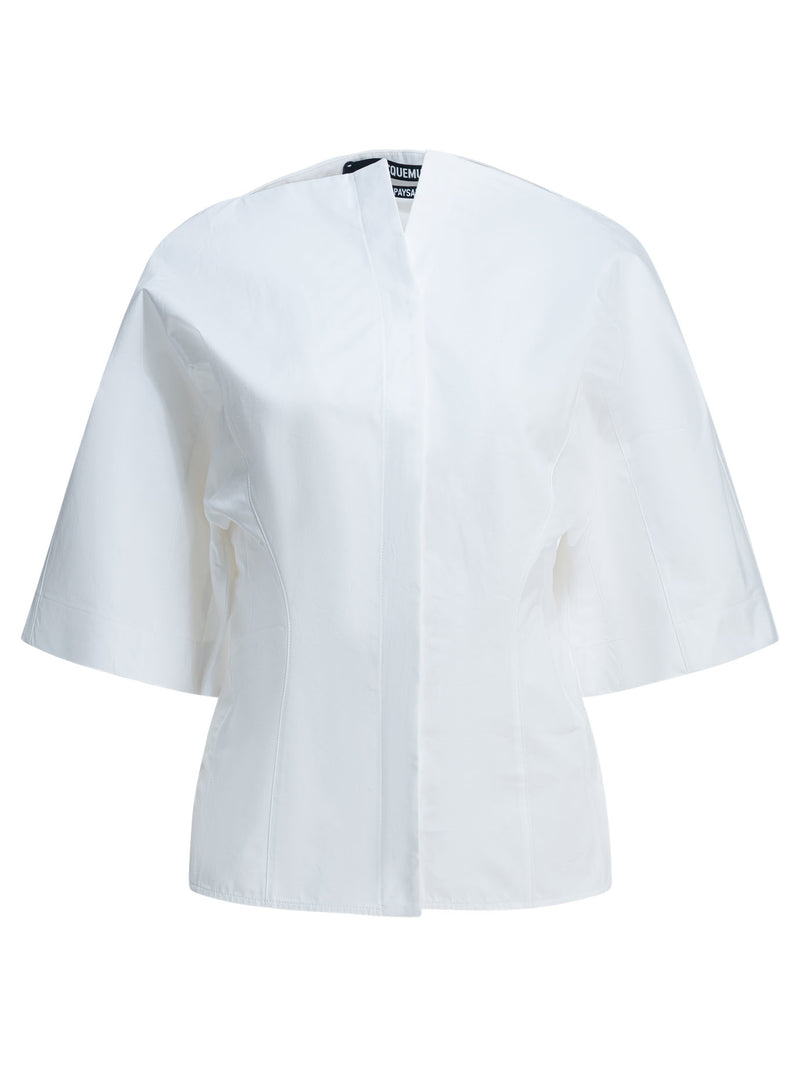 Jacquemus Jacquemus Moisson Casual Shirt White - World Class Fashion