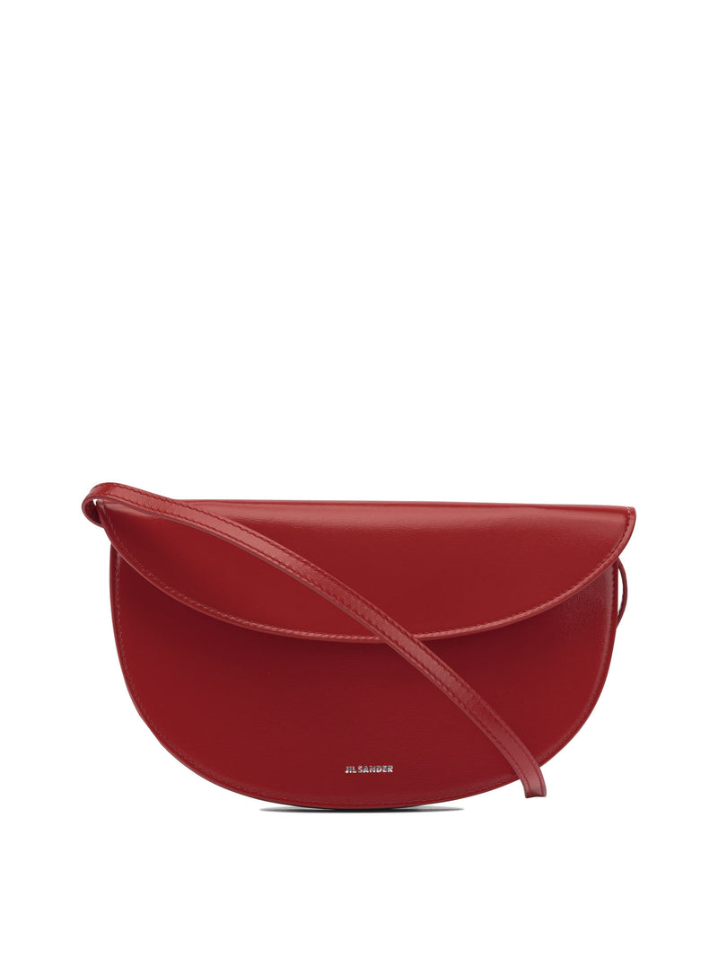 Jil Sander Jil Sander Curve Wallet Red - World Class Fashion