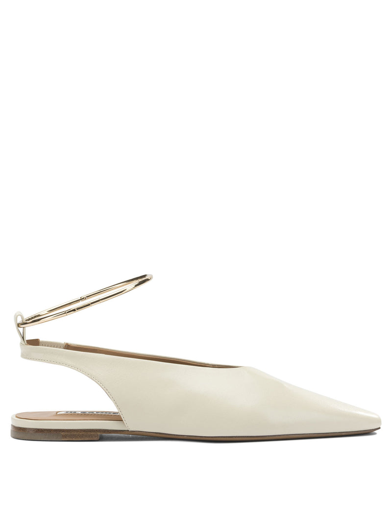 Jil Sander Jil Sander Merceditas Ballet Beige Mujer - World Class Fashion