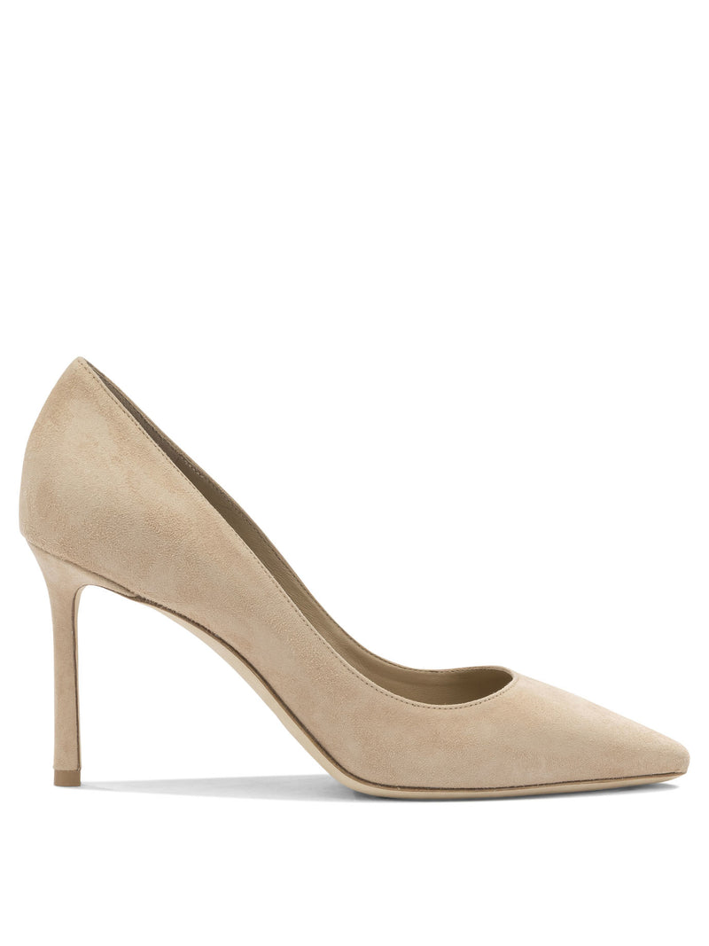Jimmy Choo Zapatos de tacón Jimmy Choo Romy 85 beis para mujer - World Class Fashion