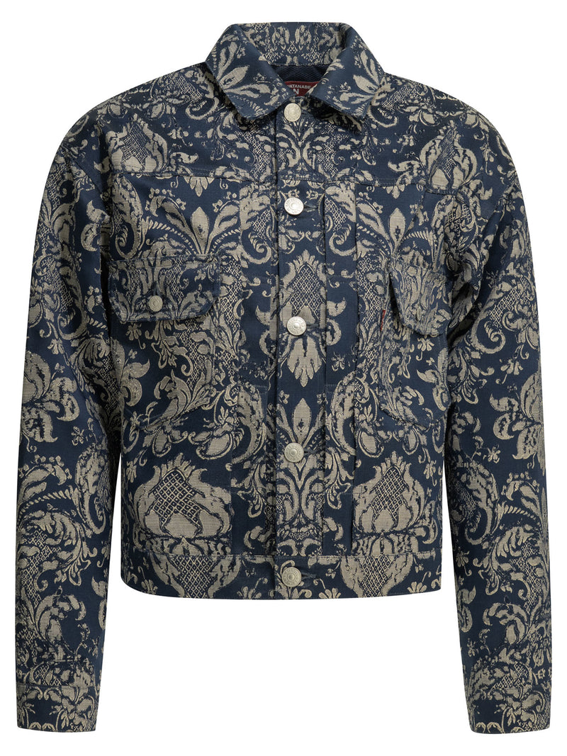 Junya Watanabe Man Junya Watanabe Man X Levi's Lightweight Jacket Navy/Beige - World Class Fashion