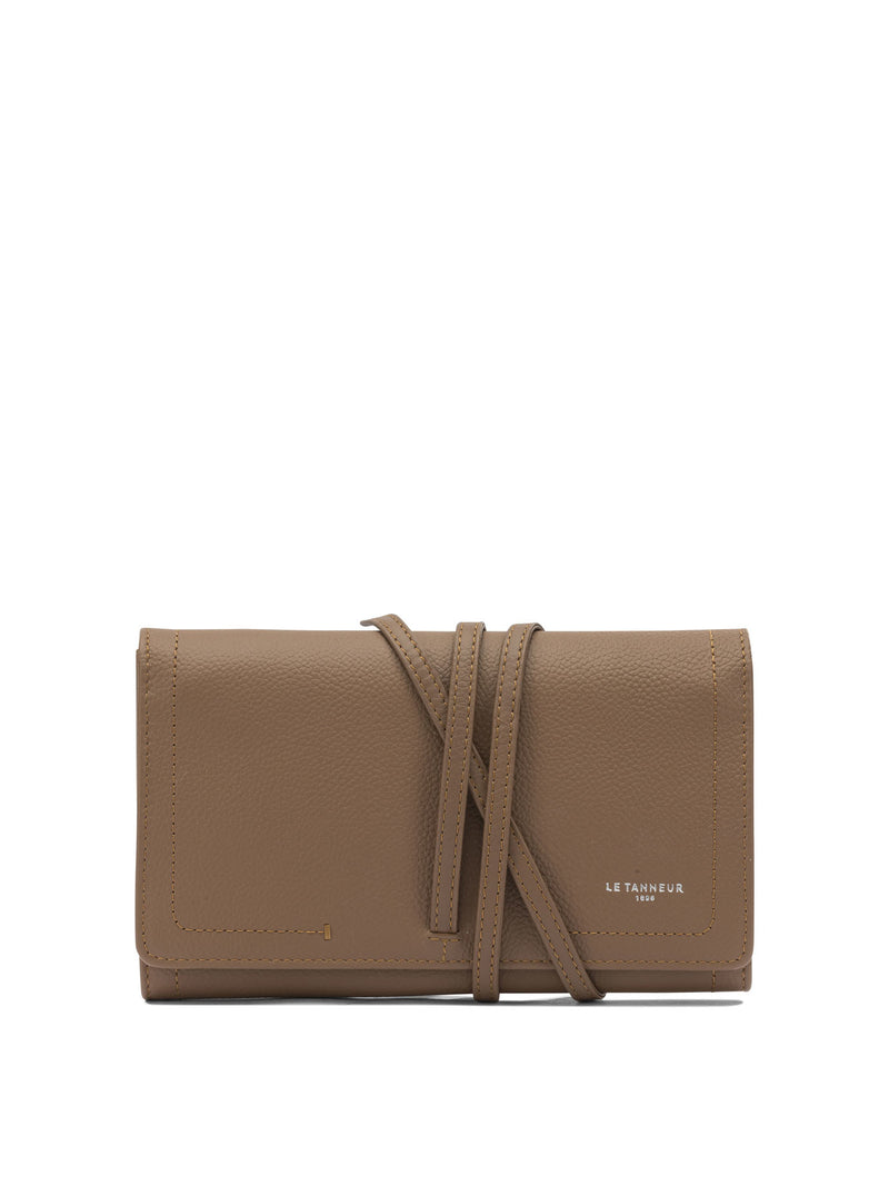 Le Tanneur Le Tanneur TBJ73A0G06 Beige Leather Women Beauty Case - World Class Fashion