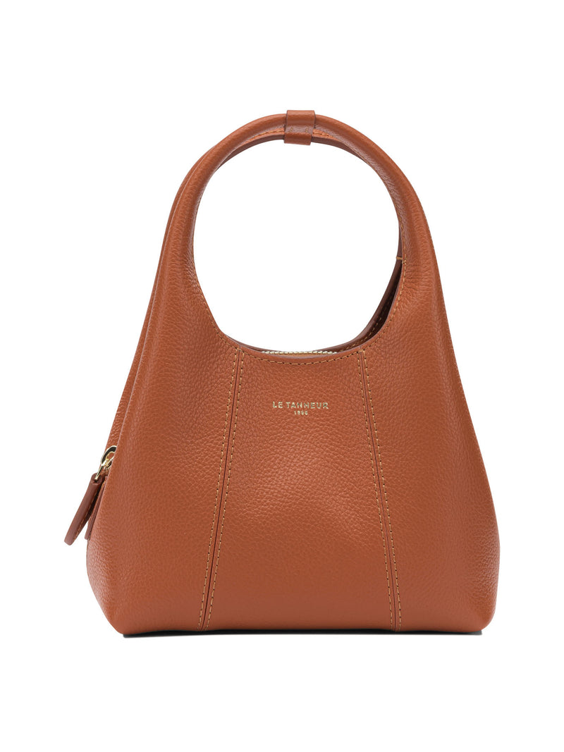 Le Tanneur Bolso de mano de mujer Le Tanneur de cuero naranja - World Class Fashion