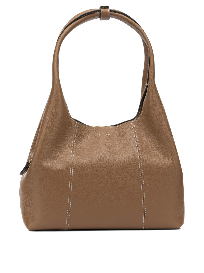 Le Tanneur Bolso bandolera de piel marrón Le Tanneur TJET1060G05 - World Class Fashion