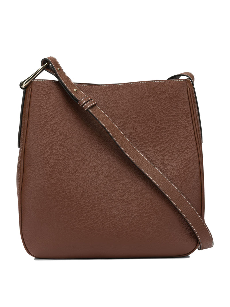 Le Tanneur Le Tanneur TMAD1420M05 Brown Leather Crossbody Bag - World Class Fashion