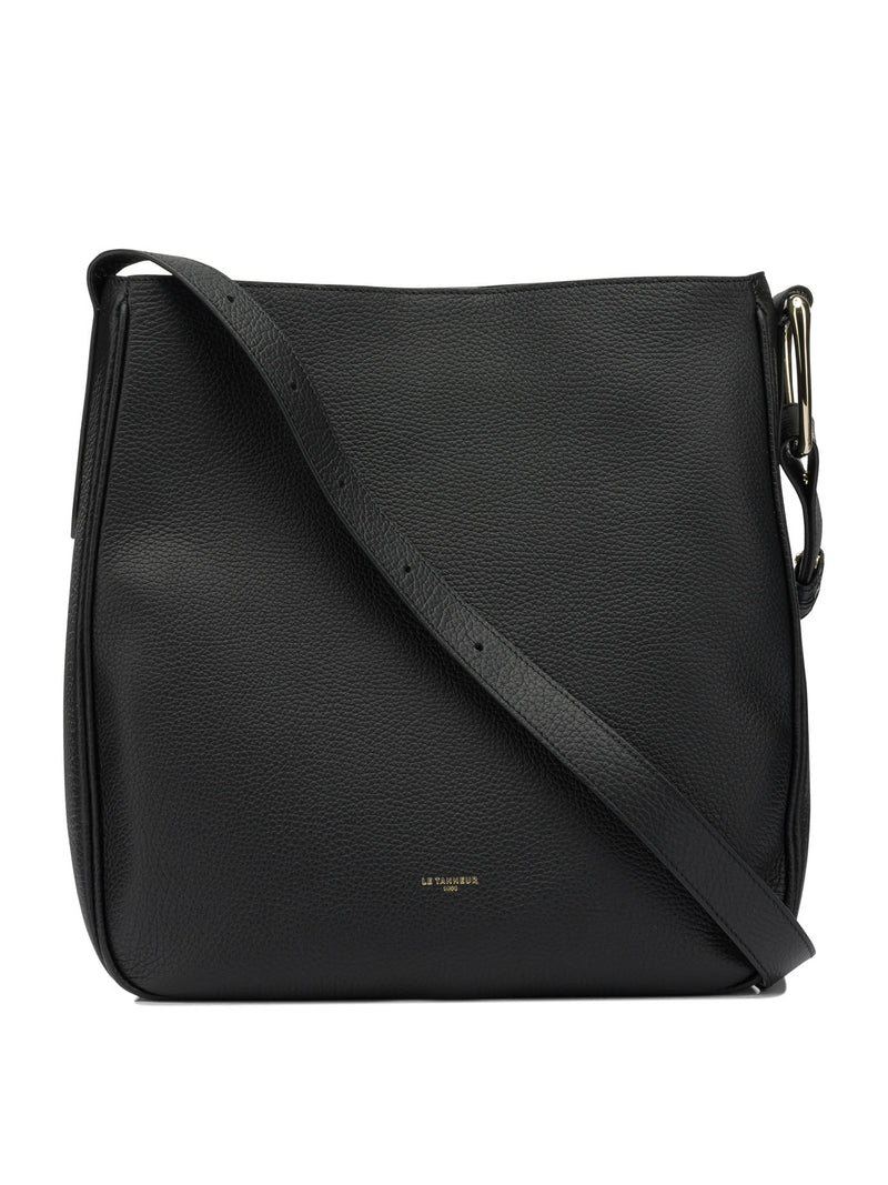 Le Tanneur Le Tanneur TMAD1420N01 Black Leather Crossbody Bag - World Class Fashion