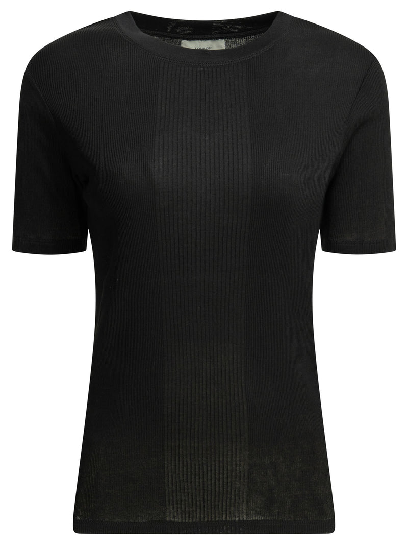 Loulou De Saison Loulou De Saison Avalyn Black T-Shirt Women - World Class Fashion