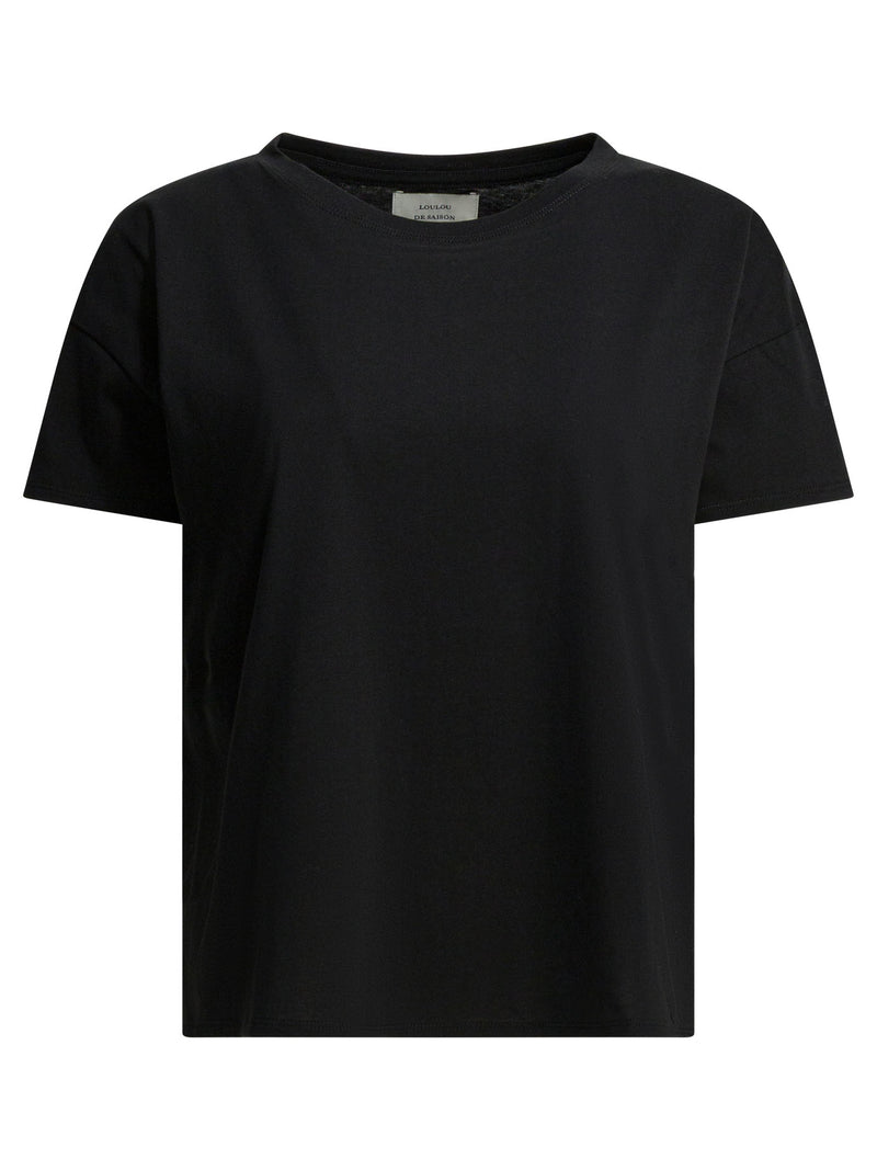 Loulou De Saison Loulou De Saison Basiluzzo Black T-Shirt Women - World Class Fashion