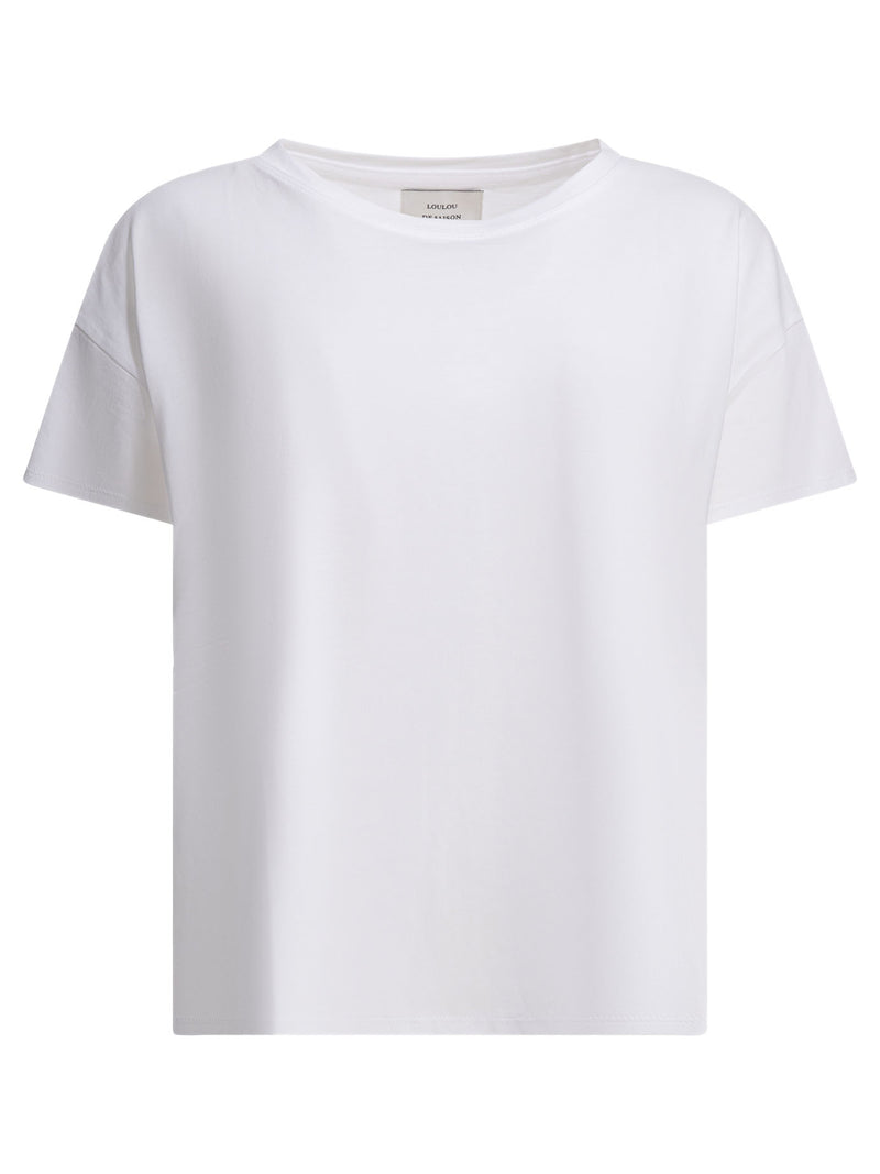 Loulou De Saison Loulou De Saison Basiluzzo White Women T-Shirt - World Class Fashion