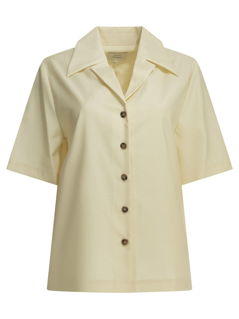 Loulou De Saison Loulou De Saison BOAIVORY Shirt White - World Class Fashion