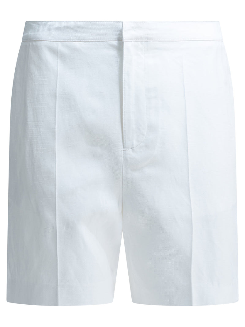 Loulou De Saison Loulou De Saison Ivan Shorts de Mujer Color Blanco Marfil - World Class Fashion