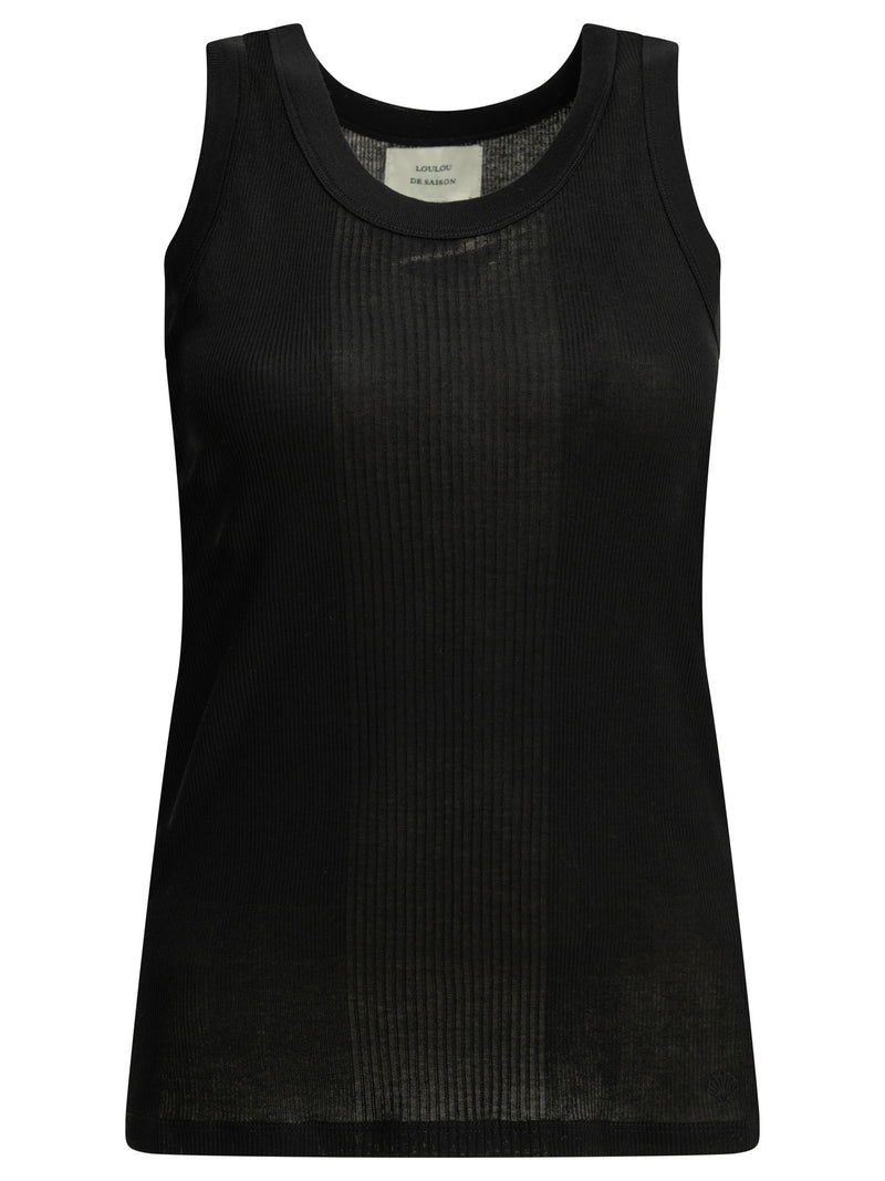 Loulou De Saison Loulou De Saison Cotton Top Black Women - World Class Fashion