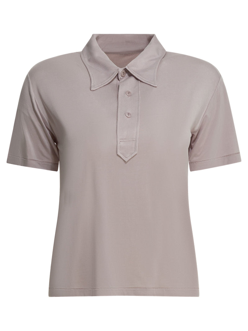 Maison Margiela Maison Margiela Women's Pink Polo Shirt - World Class Fashion