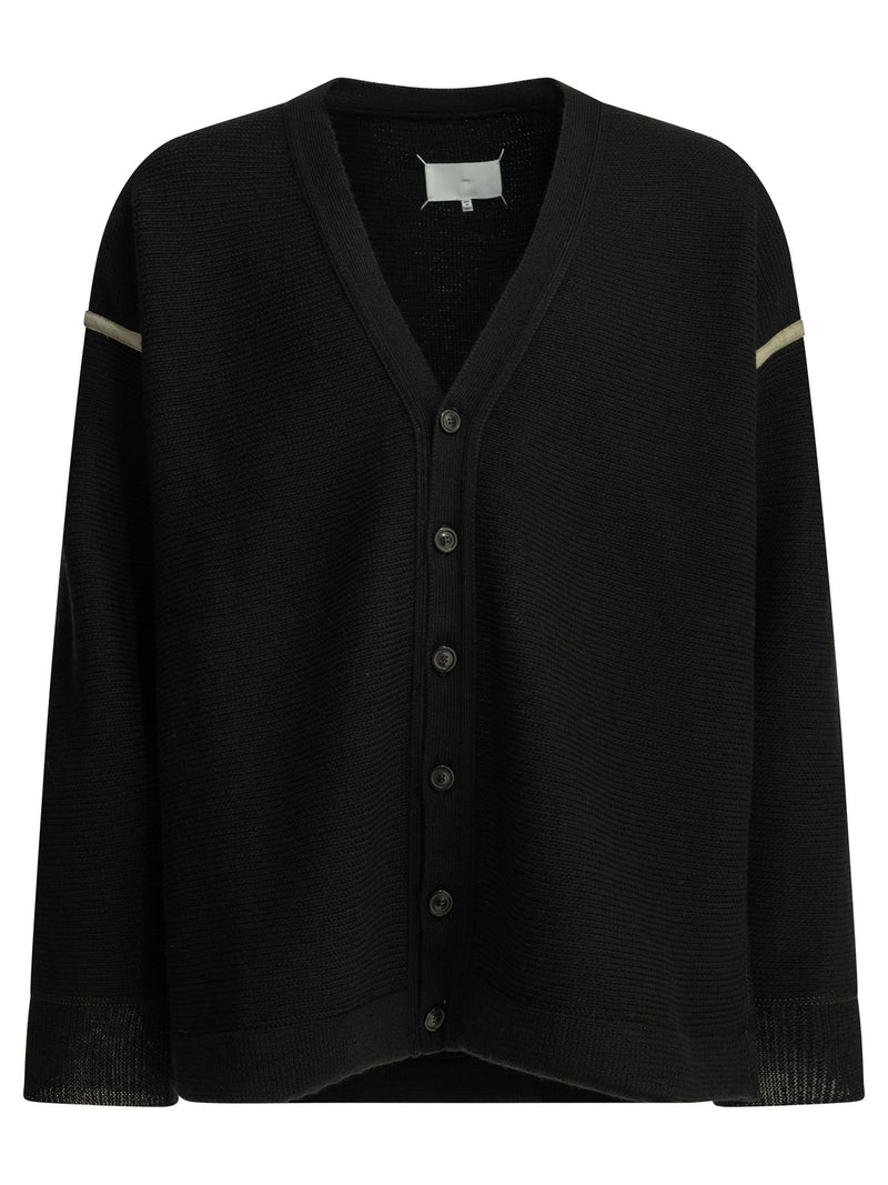 Maison Margiela Maison Margiela Wool Zipper Sweater Black - World Class Fashion