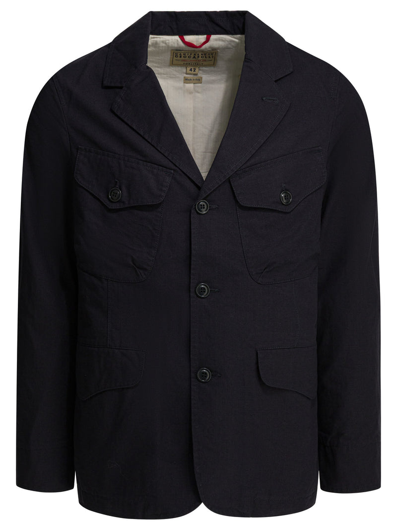 Manifattura Ceccarelli Manifattura Ceccarelli Bush Lightweight Jacket Blue - World Class Fashion