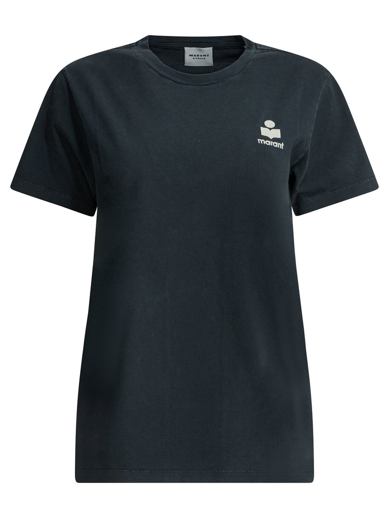 Marant Étoile Marant Étoile Cotton T-Shirt Blue Women - World Class Fashion