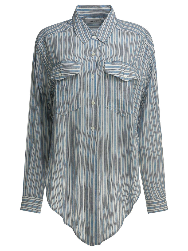 Marant Étoile Marant Étoile Nath Shirt Blue - World Class Fashion