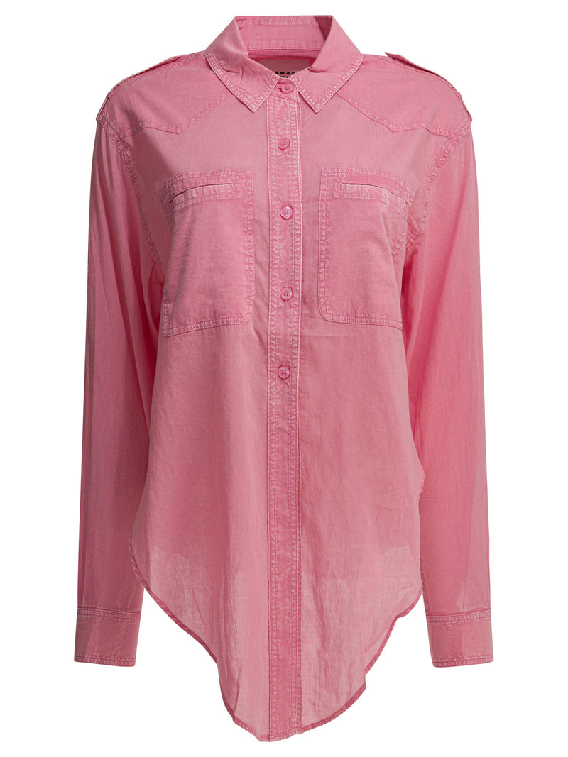 Marant Étoile Marant Étoile Valiane Shirt Pink Women - World Class Fashion