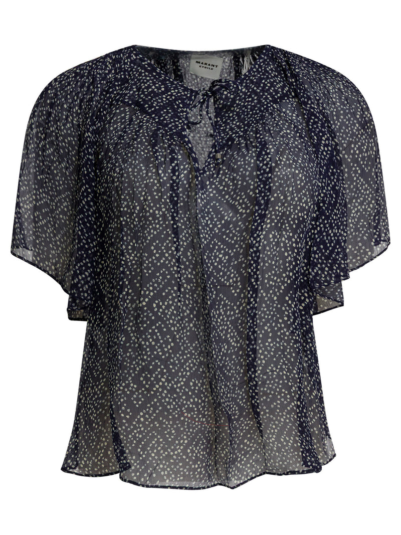 Marant Étoile Marant Étoile Women Viscose Shirt Blue - World Class Fashion