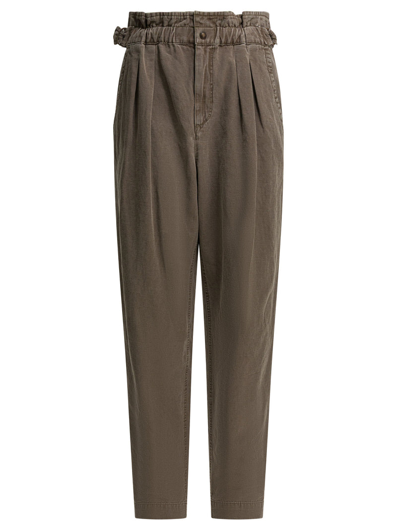 Marant Étoile Marant Étoile Neriah Pants Brown Women - World Class Fashion