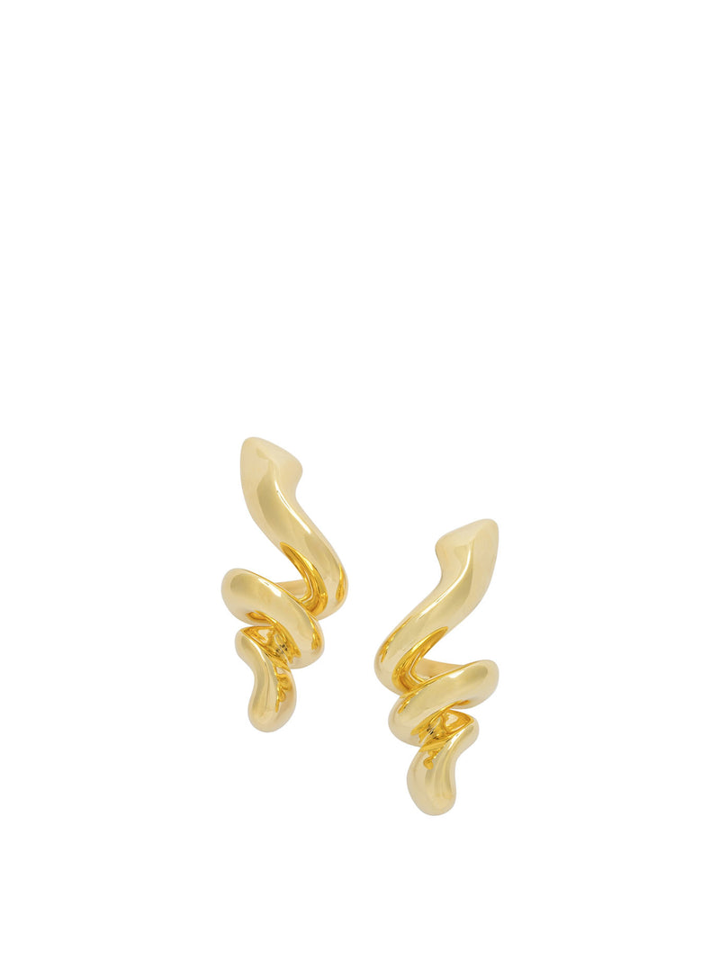 Maria Black Maria Black Recycled Sterling Silver Earrings Gold - World Class Fashion