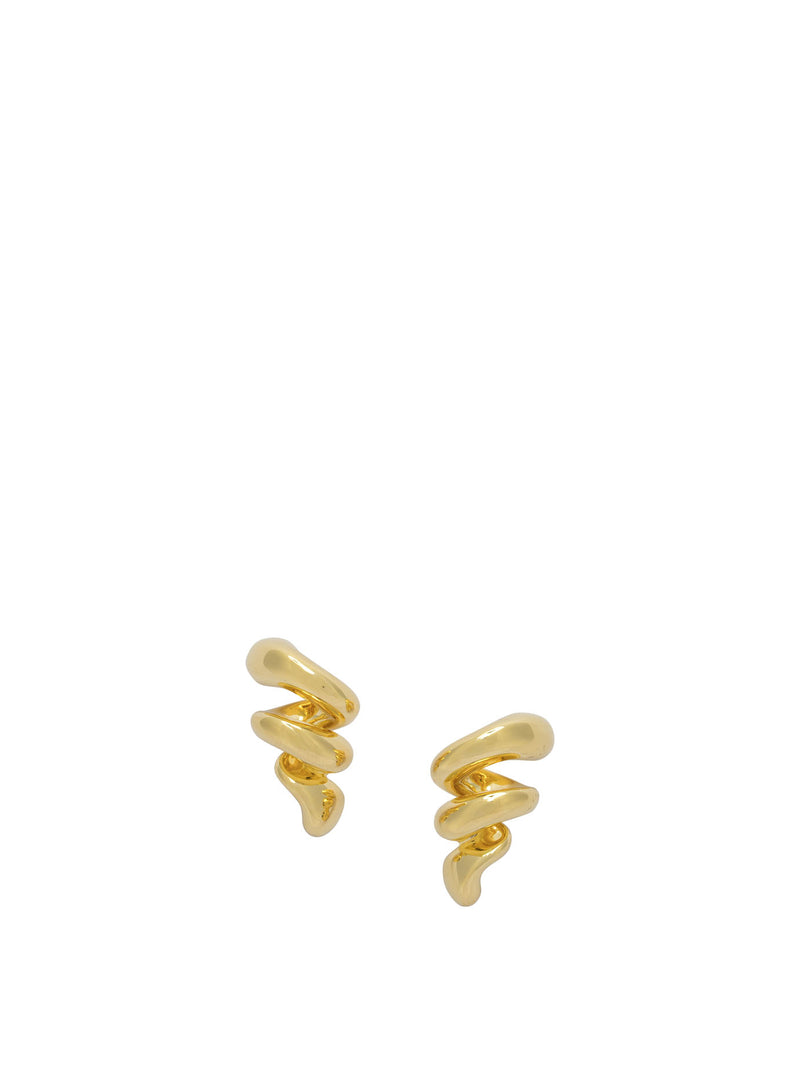 Maria Black Maria Black Recycled Sterling Silver Earrings Gold - World Class Fashion