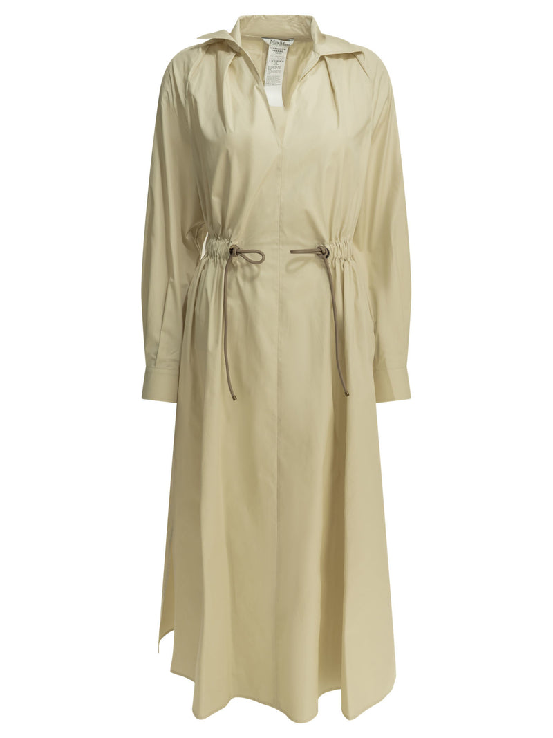 Max Mara Max Mara Long Chemise Dress Beige Women - World Class Fashion