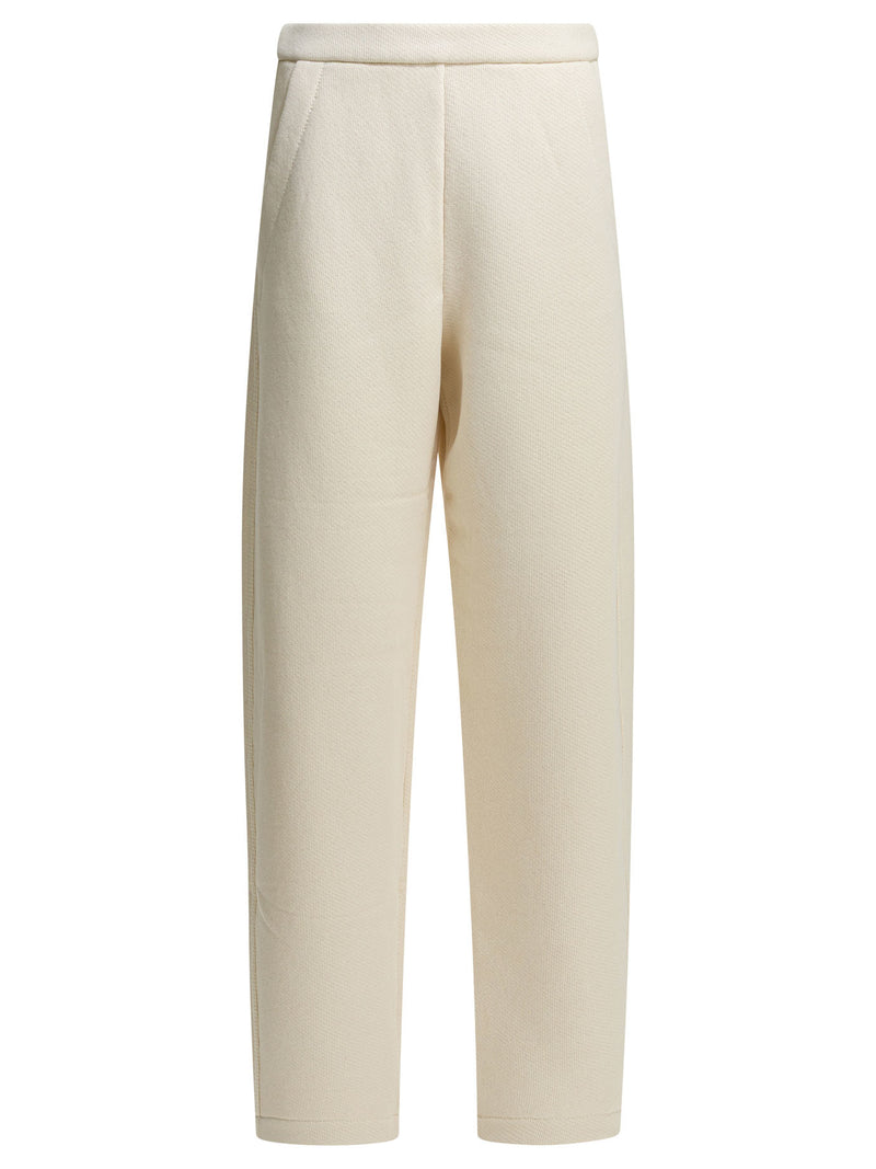 Max Mara Pure Max Mara Pantalones casuales Pure Dente blancos - World Class Fashion