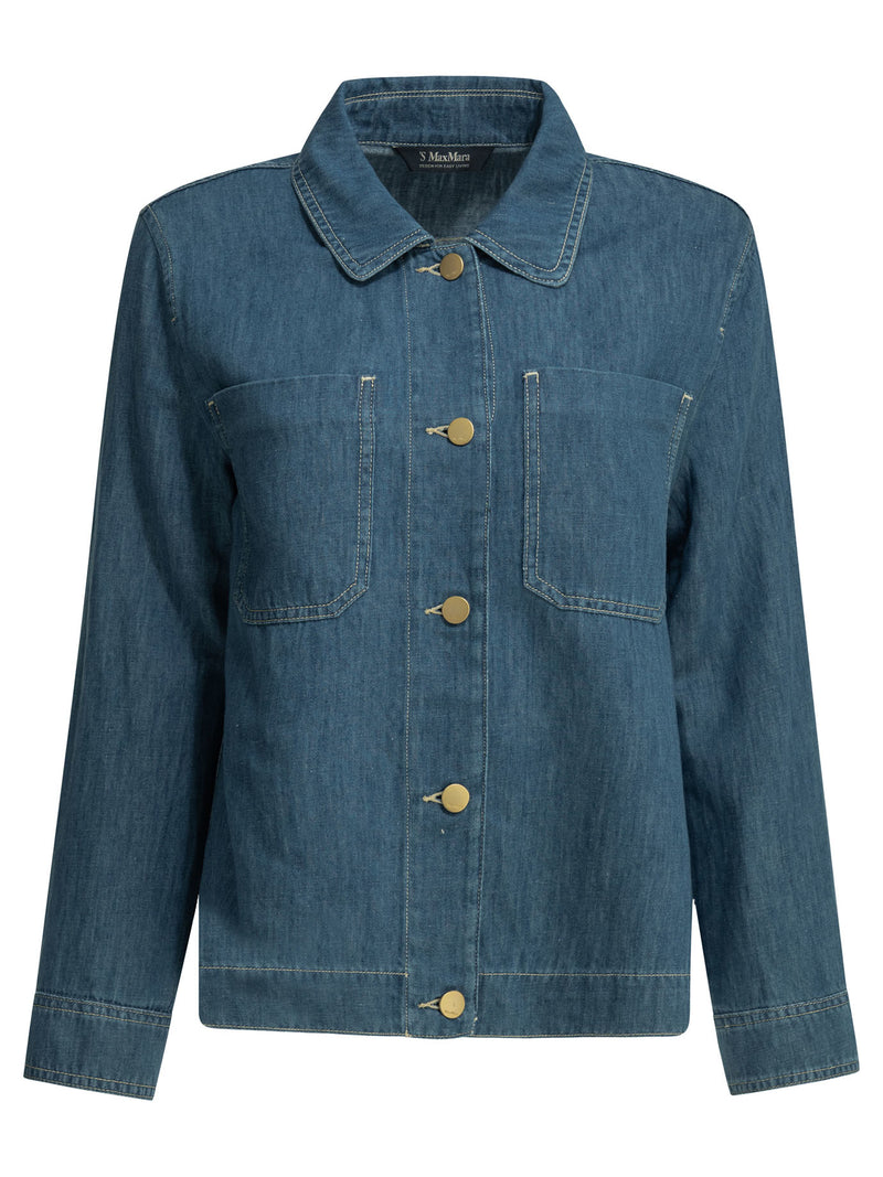 Max Mara S Max Mara S Denim Shirt Blue Women - World Class Fashion