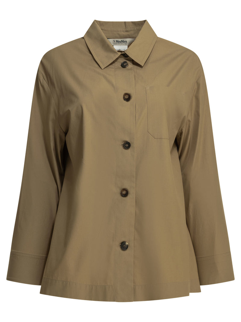 Max Mara S Max Mara S Cotton Shirt Beige Women - World Class Fashion