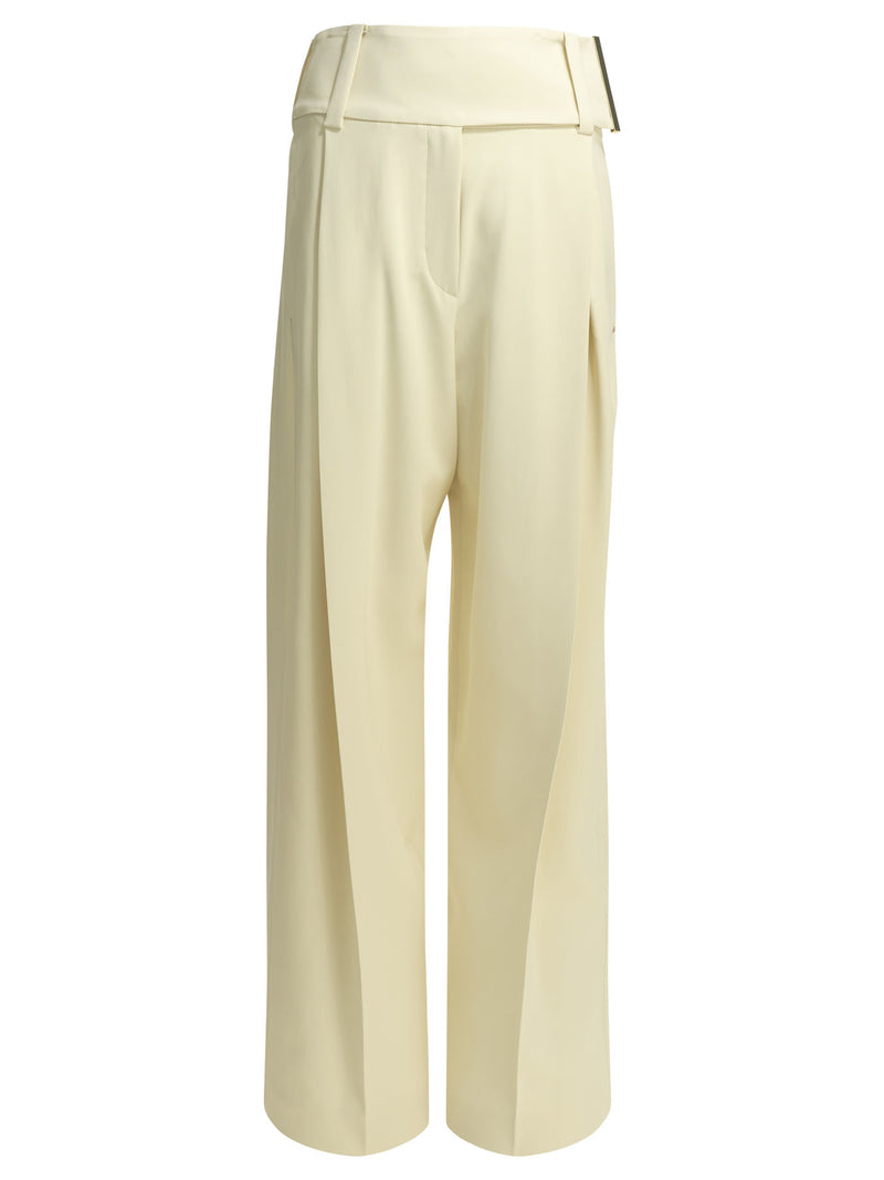 Max Mara Sportmax Pantalones de sastrería Max Mara Sportmax Blancos para Mujer - World Class Fashion