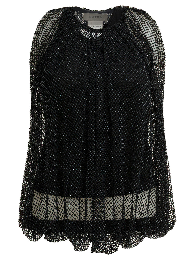 Max Mara Sportmax Max Mara Sportmax Black Women Top - World Class Fashion