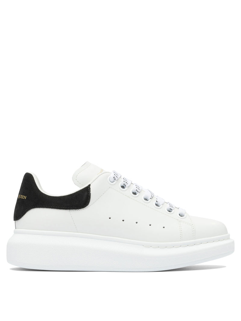 Alexander McQueen Zapatillas de mujer de cuero blanco Alexander McQueen - World Class Fashion