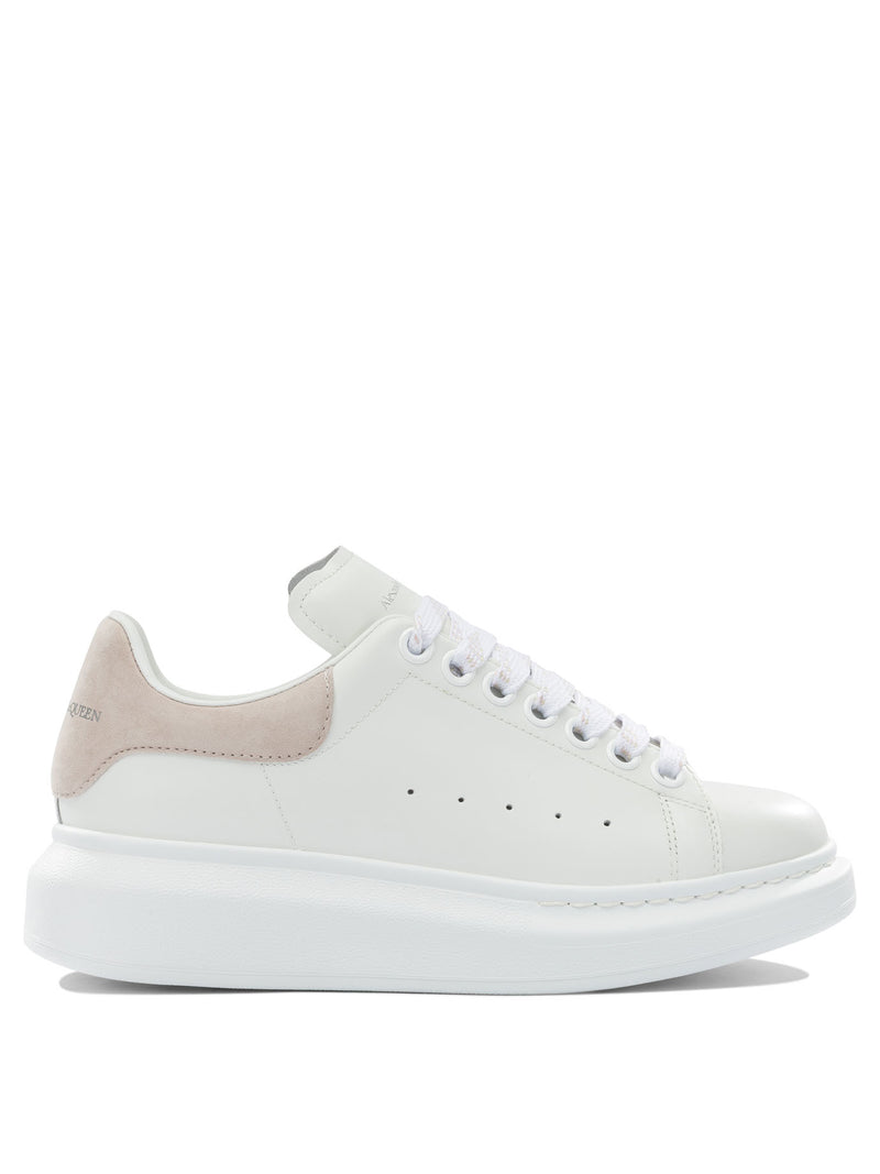Alexander McQueen Alexander McQueen Zapatillas blancas de cuero para mujer - World Class Fashion