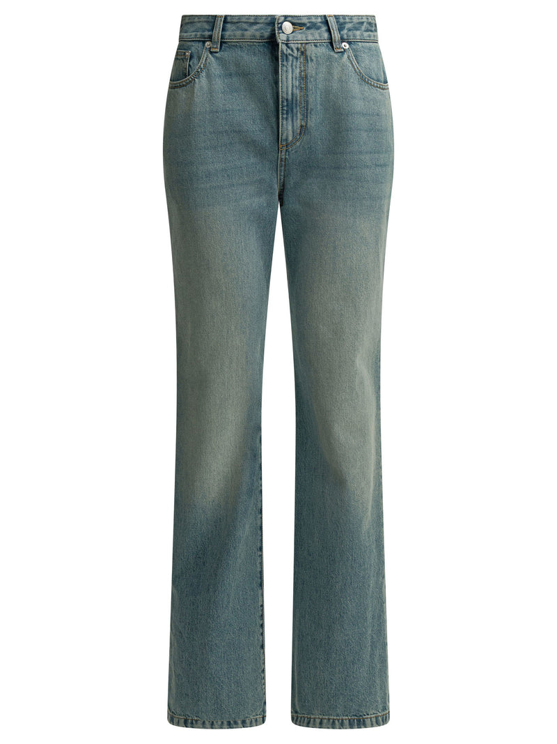 Alexander McQueen Alexander McQueen Women's Light Blue Cotton Jeans - World Class Fashion