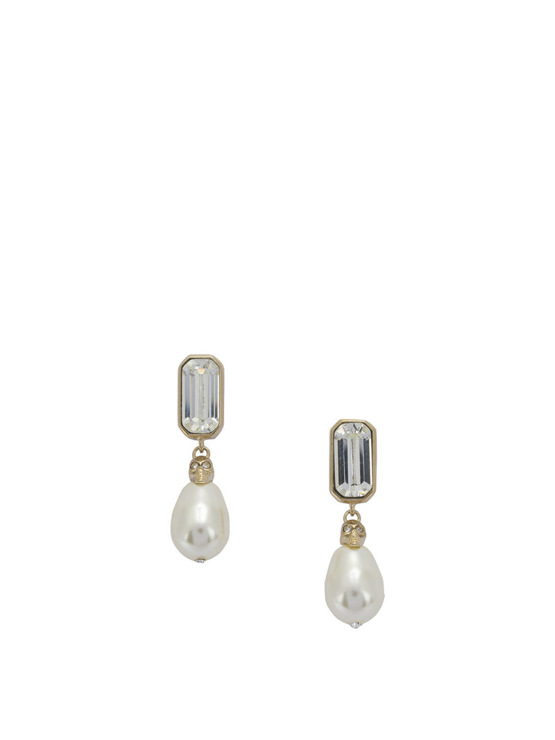 Alexander McQueen Alexander McQueen Brass Jewellery White - World Class Fashion