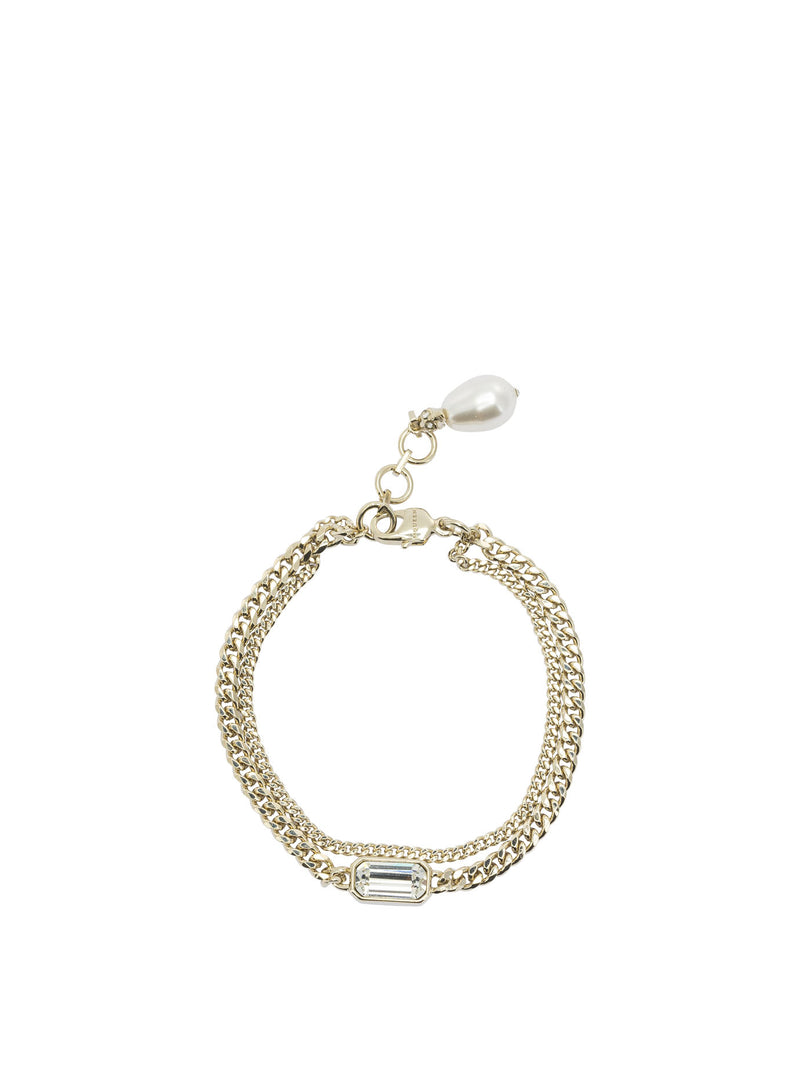 Alexander McQueen Alexander McQueen Brass Jewellery White - World Class Fashion