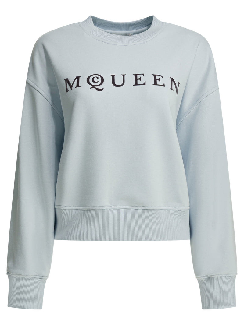 Alexander McQueen Alexander McQueen Women Sweatshirt Light Blue - World Class Fashion