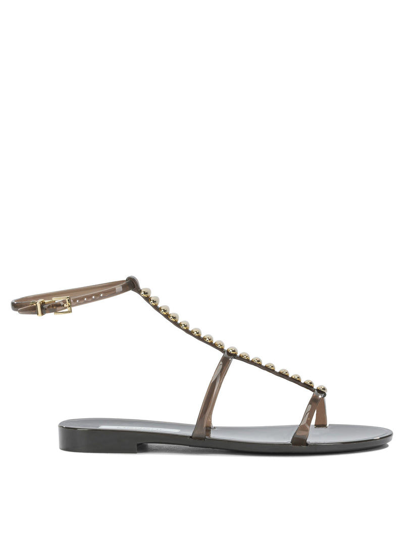 Menghi Sandalias de mujer Menghi marrones - World Class Fashion