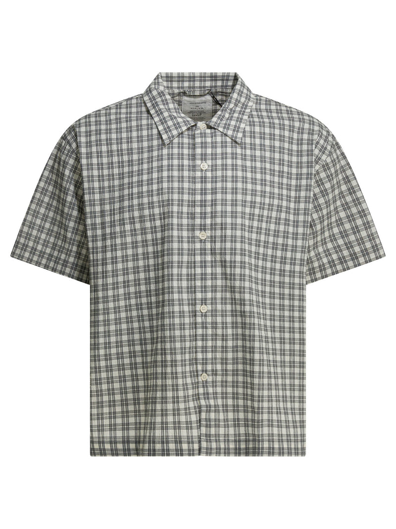 Mfpen Mfpen Holiday Casual Shirt Off White Check - World Class Fashion