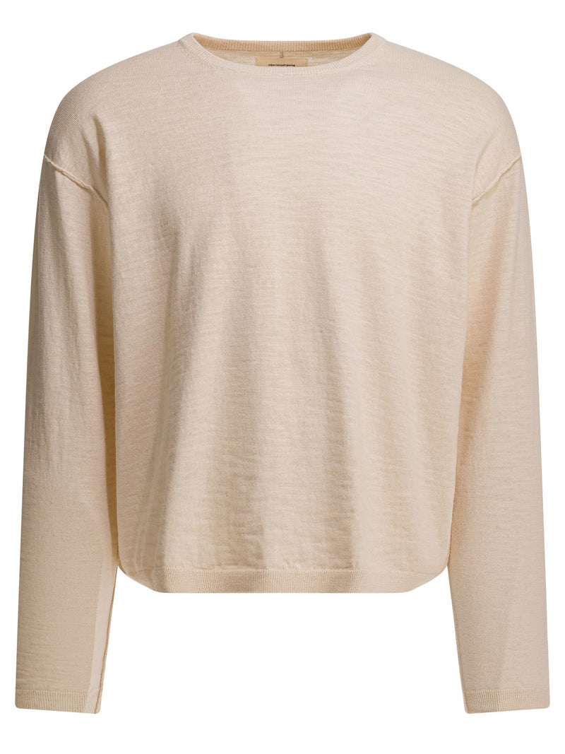 Mfpen Mfpen Companion Round Neck Sweater Off White - World Class Fashion