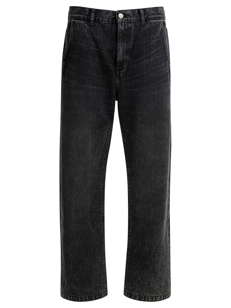 Mfpen Mfpen Straight-Leg Jeans Stonewashed Black - World Class Fashion